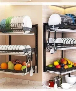 Wall Fitting Kitchen Dish Rack