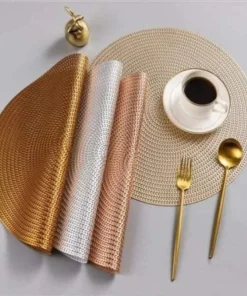 PVC Dining Mat (6pcs- 1 Set)